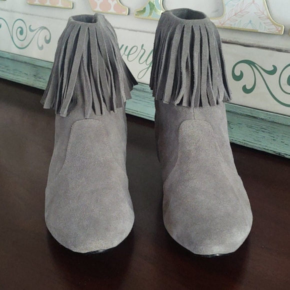 Sam Edelman Ursula fringe suede boots - Picture 3 of 6